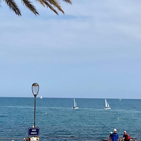 Fully Equipped Beachfront Studio In The Heart Of The City Center Bd Leclerc Antibes Eksteriør billede