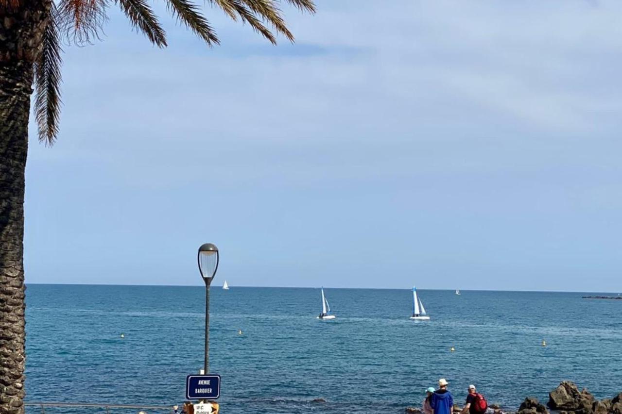 Fully Equipped Beachfront Studio In The Heart Of The City Center Bd Leclerc Antibes Eksteriør billede